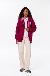 Bag of Bouquets zip-up hoodie